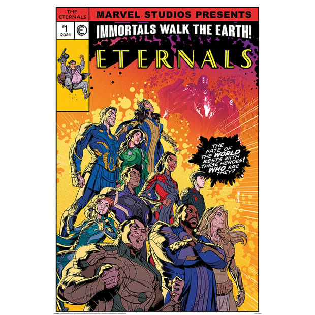 Poster The Eternals Immortals Walk the Earth 61x91,5cm