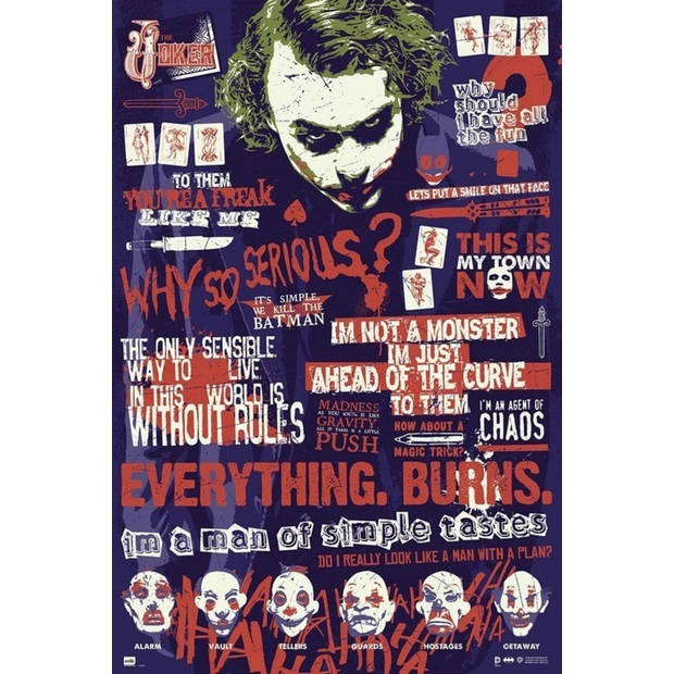 Poster DC Comics Batman and Joker 61x91,5cm