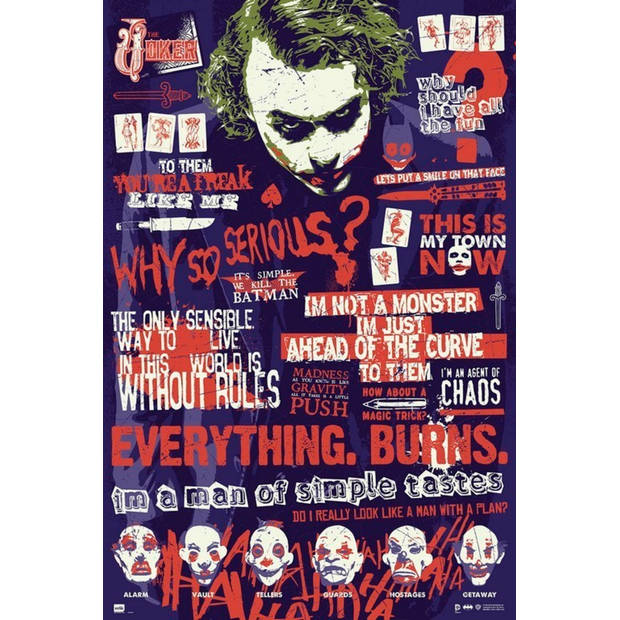 Poster DC Comics Batman and Joker 61x91,5cm