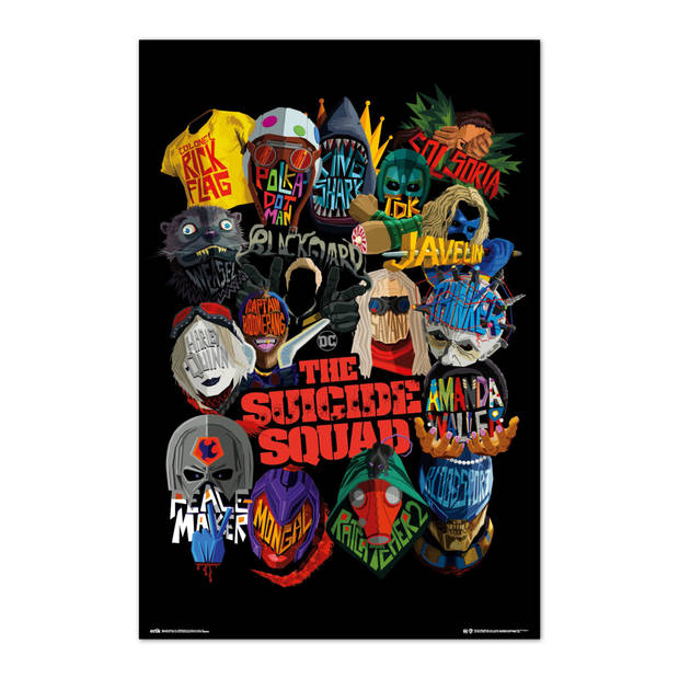 Poster DC Comics Suicide Squad Graphics 61x91,5cm