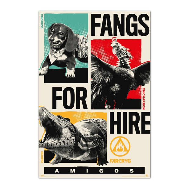 Poster Far Cry 6 Fangs For Hire 61x91,5cm