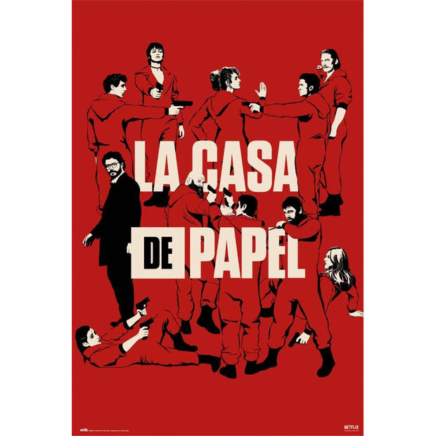 Poster Money Heist All Characters 61x91,5cm