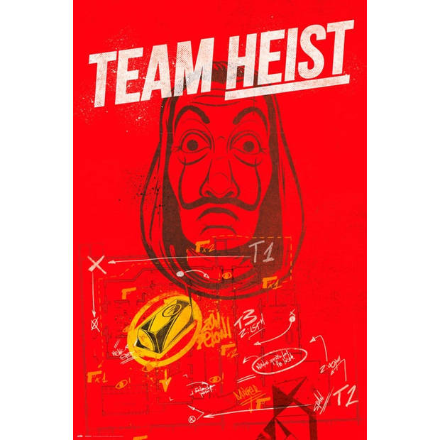 Poster Money Heist 61x91,5cm