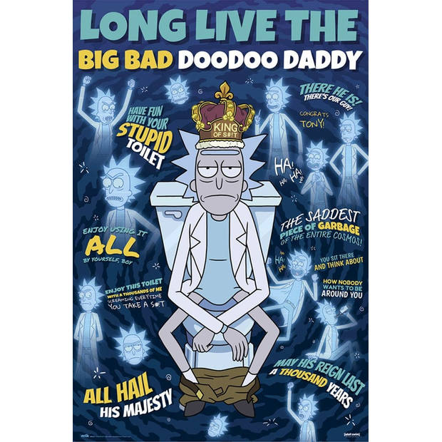 Poster Rick and Morty Doodoo Daddy 61x91,5cm