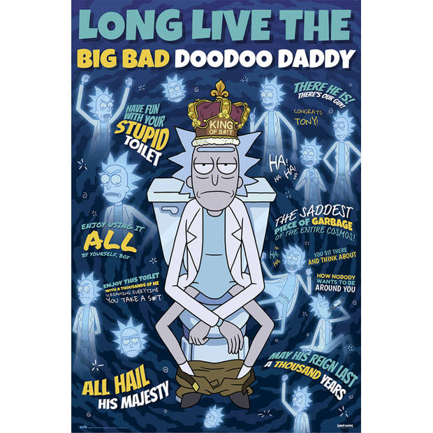 Poster Rick and Morty Doodoo Daddy 61x91,5cm