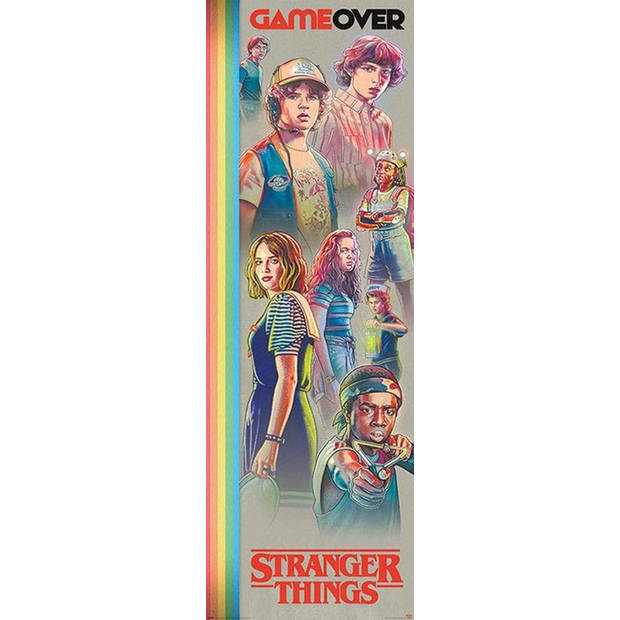 Poster Stranger Things Game Over 53x158cm