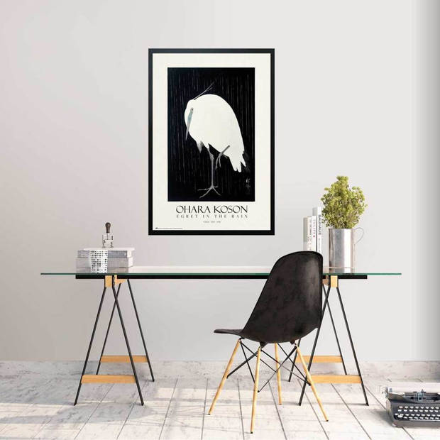Poster Egret In The Rain 61x91,5cm