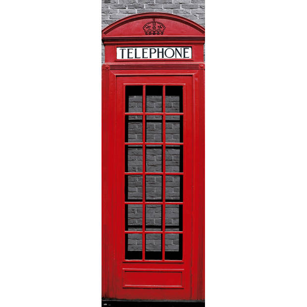 Poster London Phone Box 53x158cm