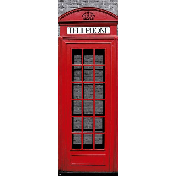 Poster London Phone Box 53x158cm