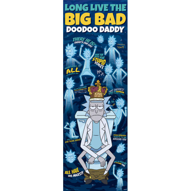 Poster Rick and Morty Doodoo Daddy 53x158cm