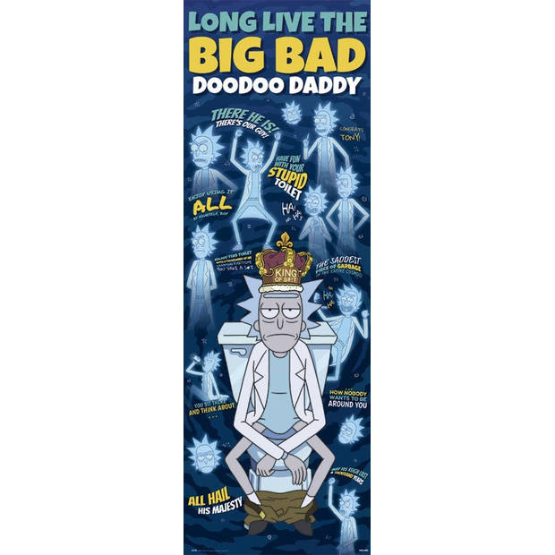 Poster Rick and Morty Doodoo Daddy 53x158cm