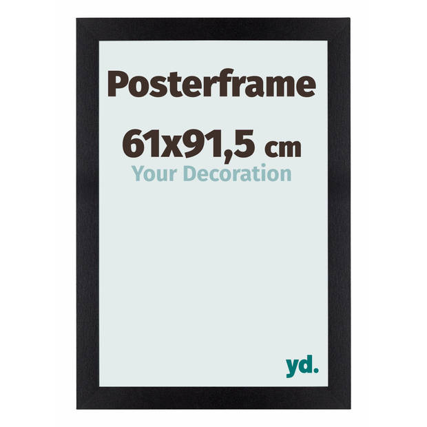 Posterlijst 61x91,5cm Zwart Mat MDF Parma