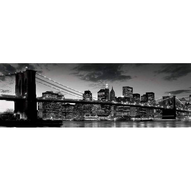 Poster Brooklyn Bridge at Dusk 91,5x30,5cm