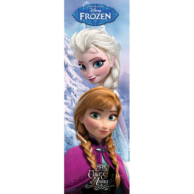 Poster Frozen Anna and Elsa 53x158cm