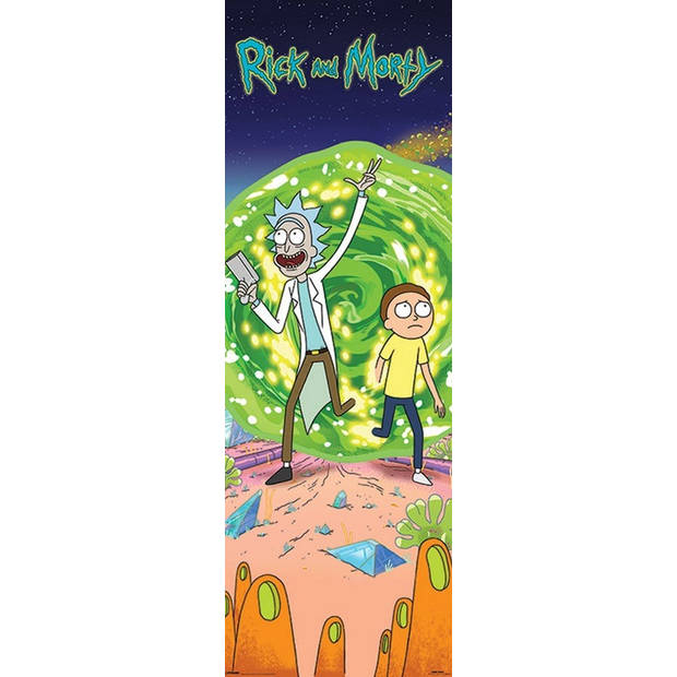 Poster Rick and Morty Portal 53x158cm