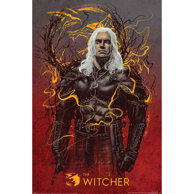 Poster The Witcher Geralt the Wolf 61x91,5cm