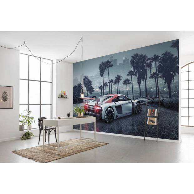 Fotobehang - Audi R8 L.A. 368x254cm - Papierbehang