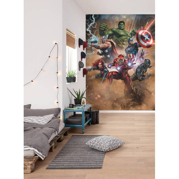 Fotobehang - Avengers Superpower 200x280cm - Vliesbehang