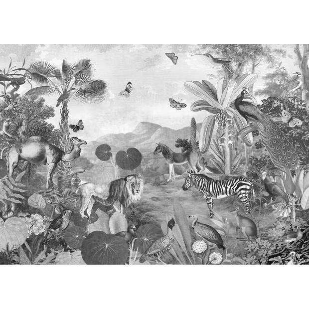 Fotobehang - Flora and Fauna 350x250cm - Vliesbehang