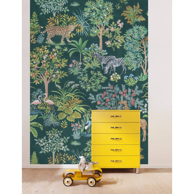 Fotobehang - Happy Jungle 200x280cm - Vliesbehang