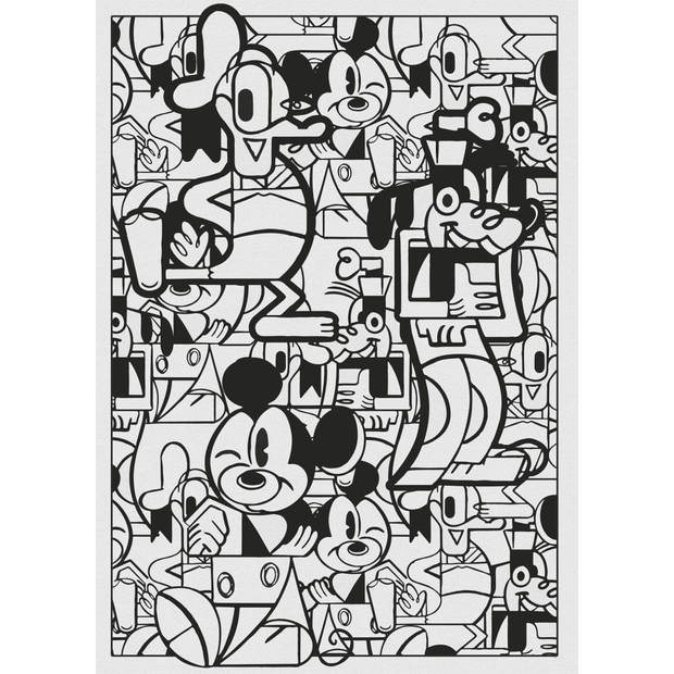 Fotobehang - Mickey Constructive 200x280cm - Vliesbehang