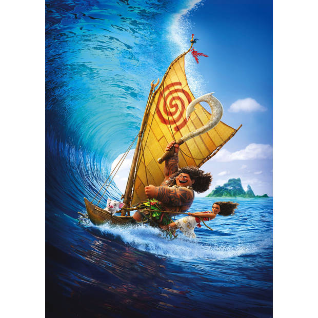 Fotobehang - Moana Ride the Wave 200x280cm - Vliesbehang