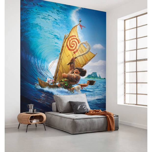 Fotobehang - Moana Ride the Wave 200x280cm - Vliesbehang