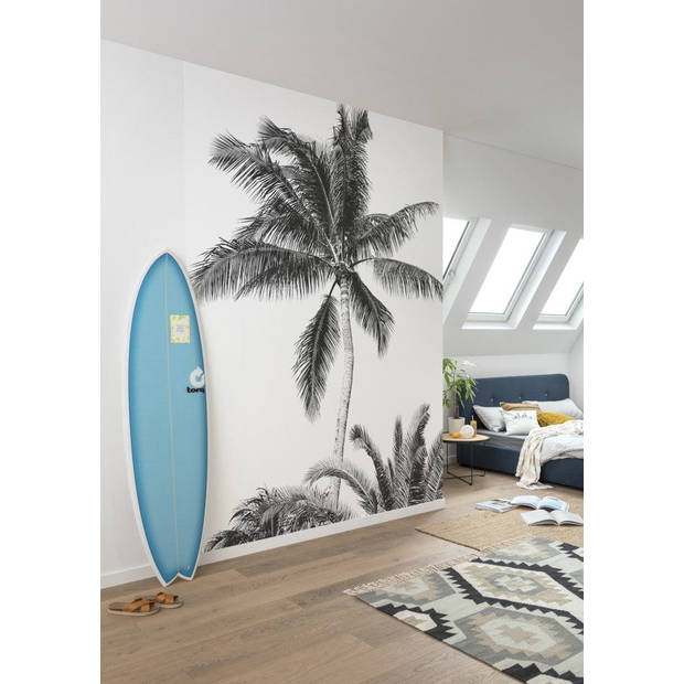 Fotobehang - Retro Palm 200x280cm - Vliesbehang