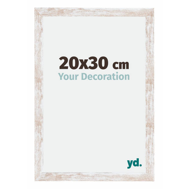 Fotolijst 20x30cm White Wash MDF Catania