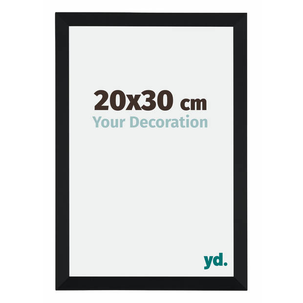 Fotolijst 20x30cm Zwart Mat MDF Catania