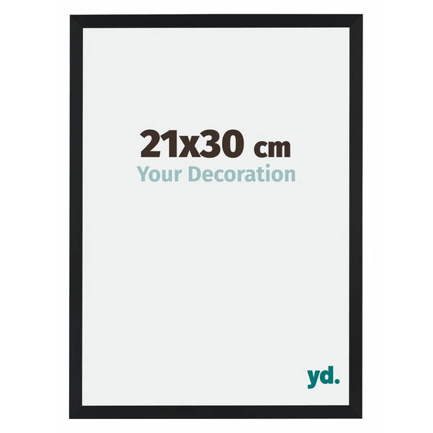 Fotolijst 21x30cm Zwart Mat MDF Catania