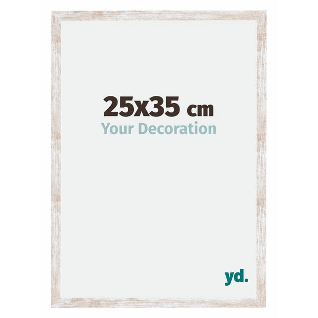 Fotolijst 25x35cm White Wash MDF Catania