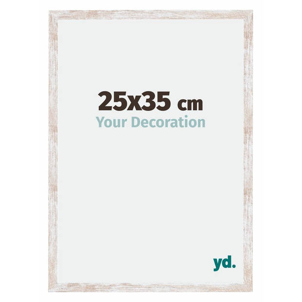 Fotolijst 25x35cm White Wash MDF Catania