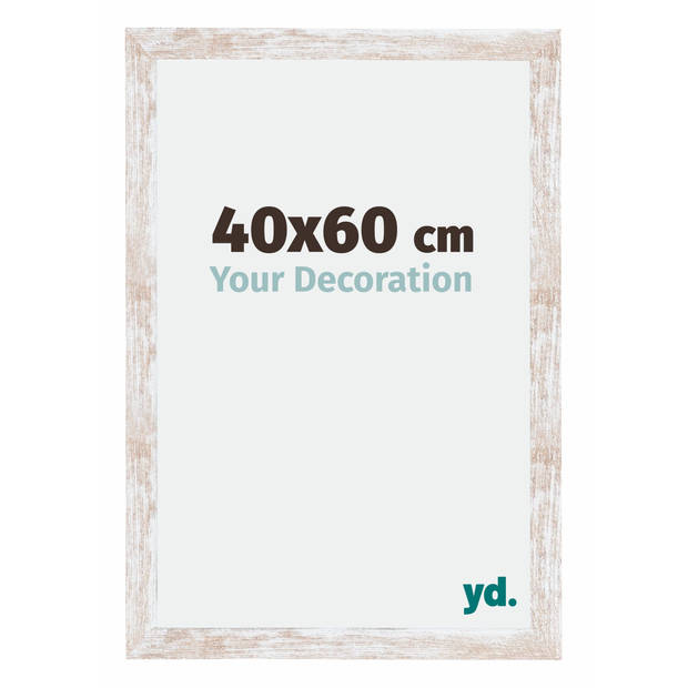 Fotolijst 40x60cm White Wash MDF Catania