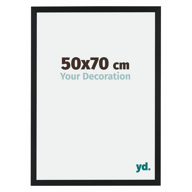 Fotolijst 50x70cm Zwart Mat MDF Catania