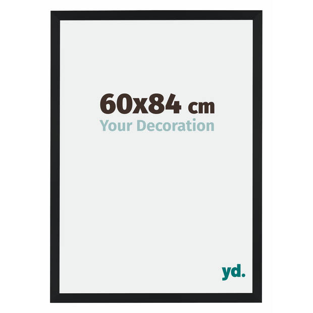 Fotolijst 60x84cm Zwart Mat MDF Catania