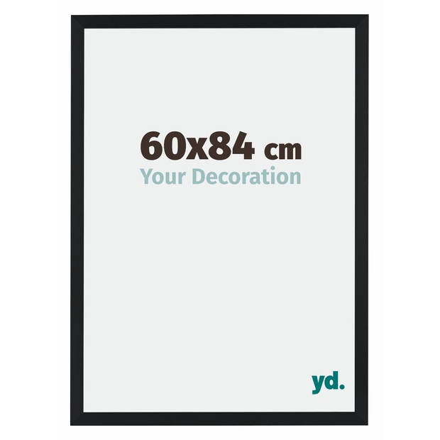 Fotolijst 60x84cm Zwart Mat MDF Catania