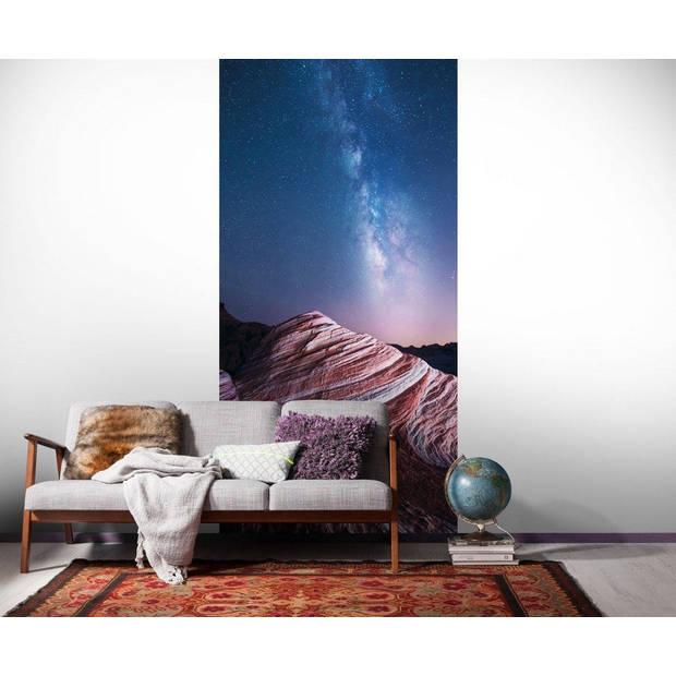 Fotobehang - Fire Wave 100x250cm - Vliesbehang