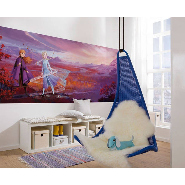 Fotobehang - Frozen Panorama 368x127cm - Papierbehang