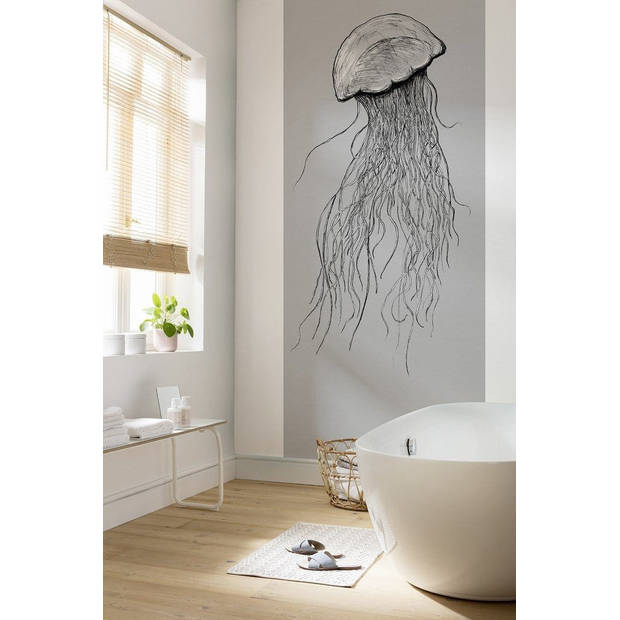 Fotobehang - Jellyfish 100x250cm - Vliesbehang