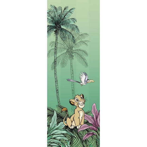 Fotobehang - Jungle Simba 100x280cm - Vliesbehang