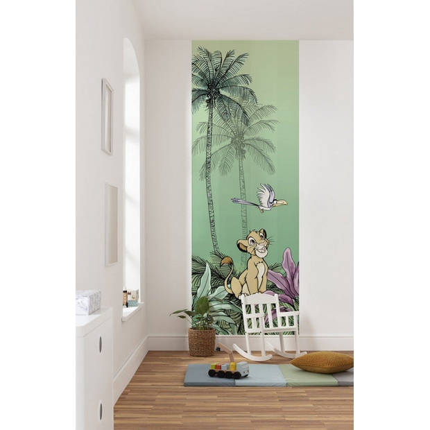 Fotobehang - Jungle Simba 100x280cm - Vliesbehang