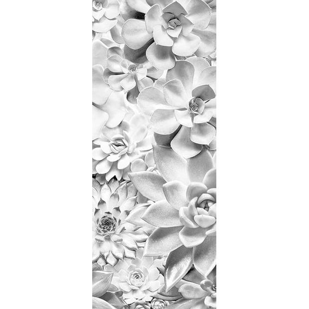 Fotobehang - Shades Black and White 100x250cm - Vliesbehang