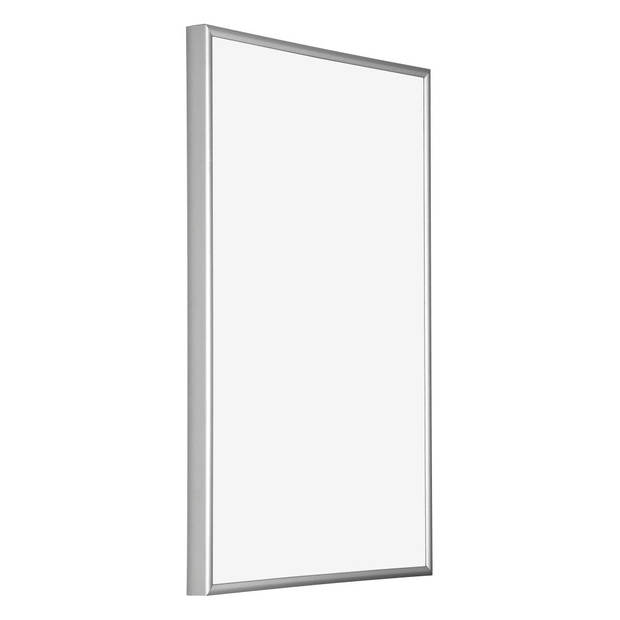 Fotolijst 60x90 Zilver Hoogglans Aluminium Kent