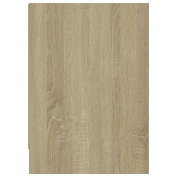 vidaXL Tv-meubel 146,5x35x50 cm bewerkt hout sonoma eikenkleurig