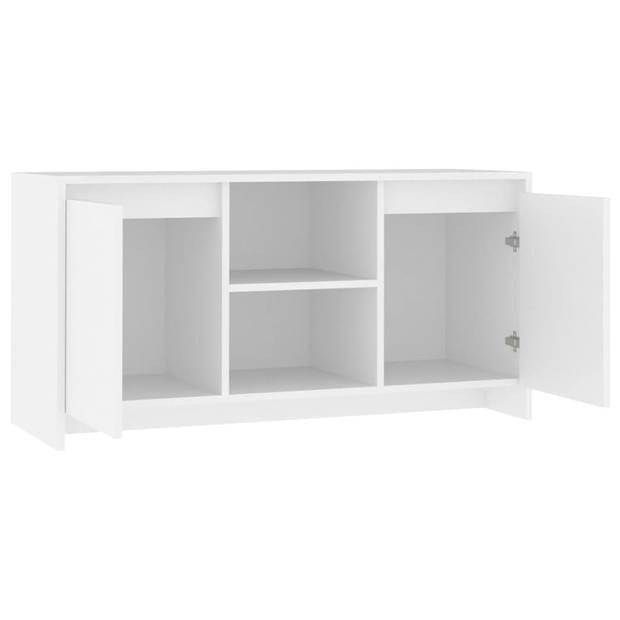 vidaXL Tv-meubel 102x37,5x52,5 cm bewerkt hout wit