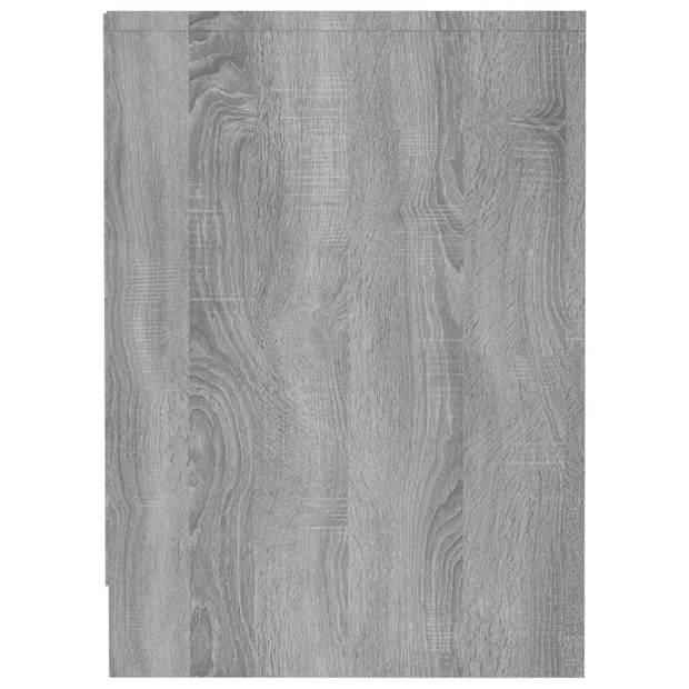 vidaXL Tv-meubel 102x37,5x52,5 cm bewerkt hout grijs sonoma eikenkleur