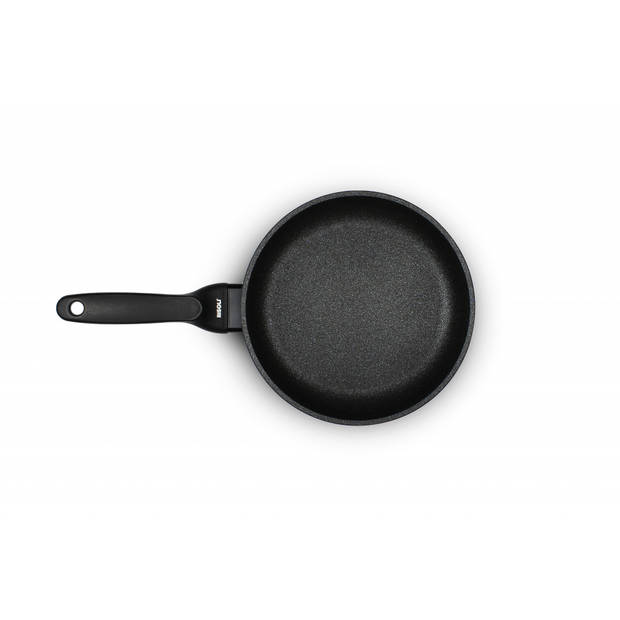 Risoli koekenpan Black Plus 24 x 8 cm aluminium zwart