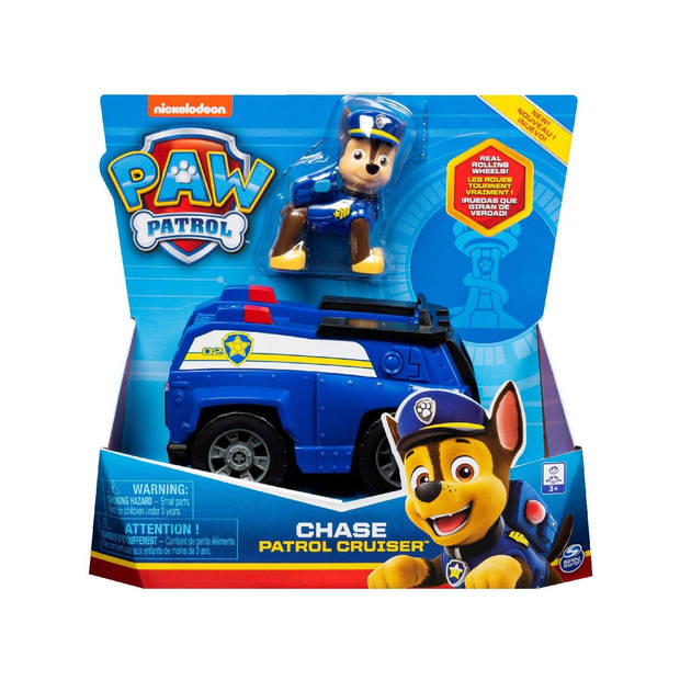 Nickelodeon speelset Paw Patrol Chase junior blauw 2-delig