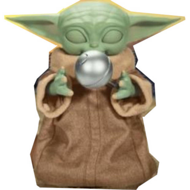 Disney speelfiguur Star Wars Grogu 32,4 cm pluche groen 6-delig